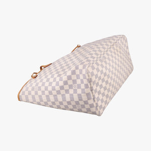 Pre-owned Louis Vuitton NEVERFULL GM Azur Damier Canvas N51108 handbag | stylenewstar