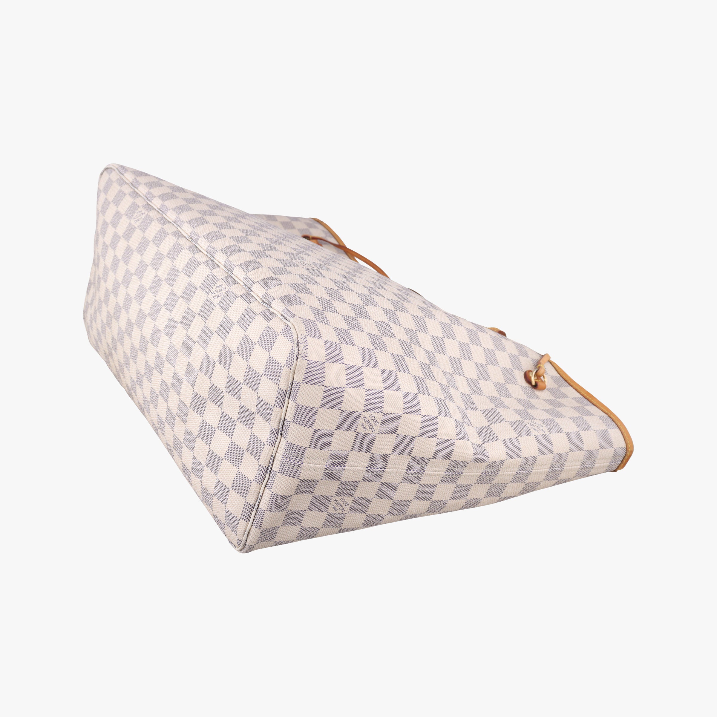Pre-owned Louis Vuitton NEVERFULL GM Azur Damier Canvas N51108 handbag | stylenewstar