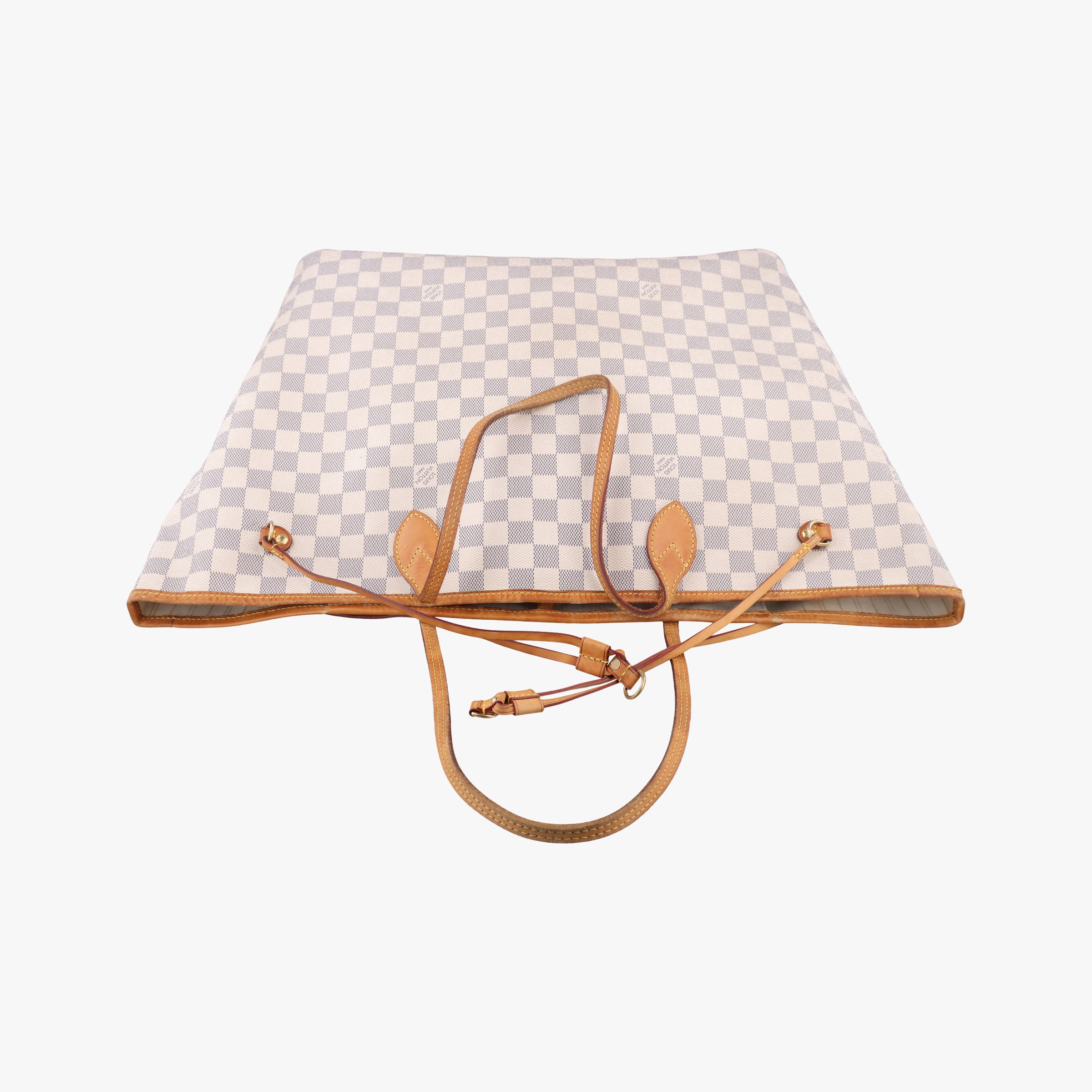 Pre-owned Louis Vuitton NEVERFULL GM Azur Damier Canvas N51108 handbag | stylenewstar