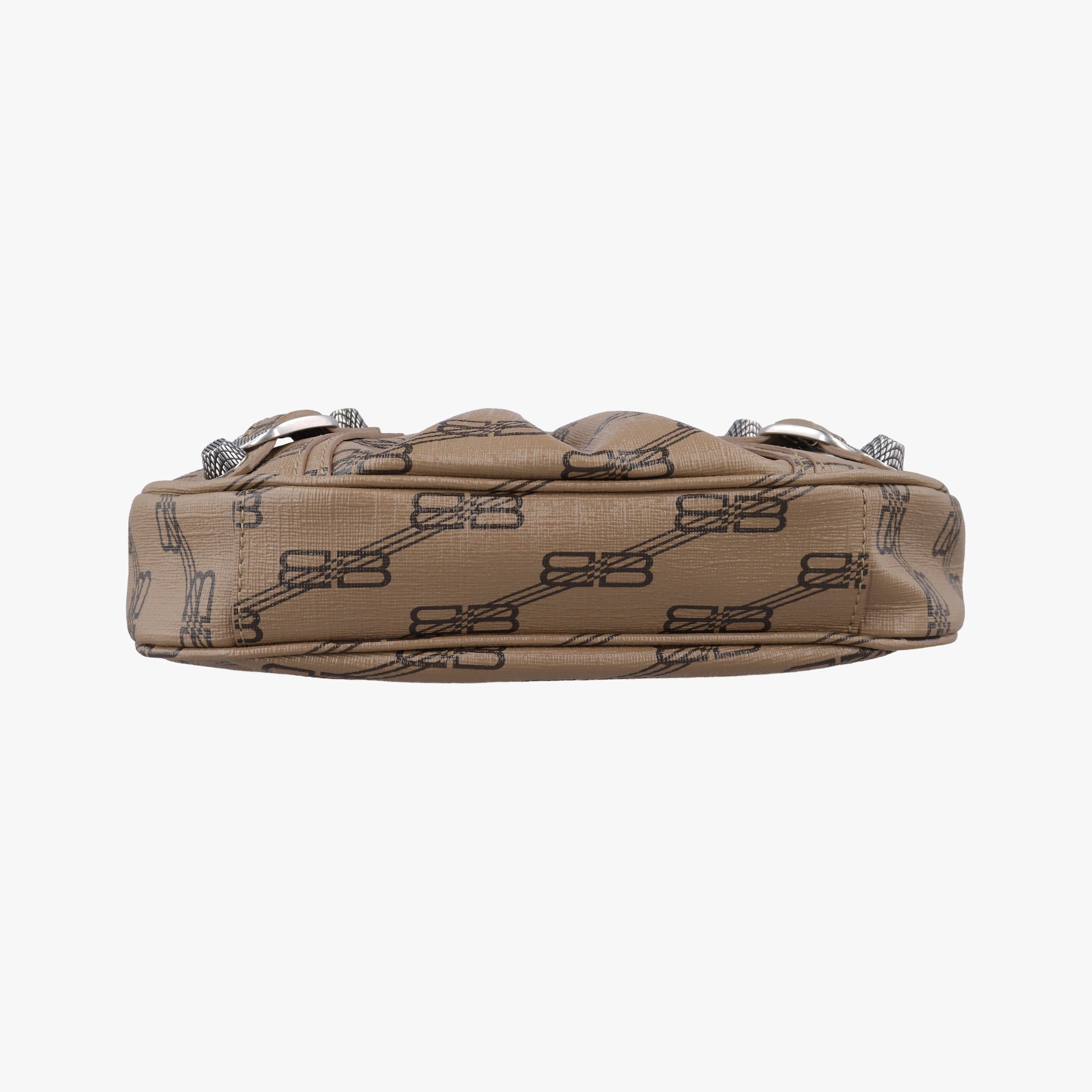 Pre-owned Balenciaga Le Cagole mini Brown Leather  shoulderbag | stylenewstar