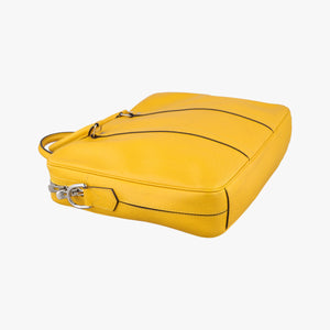 Pre-owned Louis Vuitton Porte Documents Voyage Jaune Taiga M30636 handbag | stylenewstar