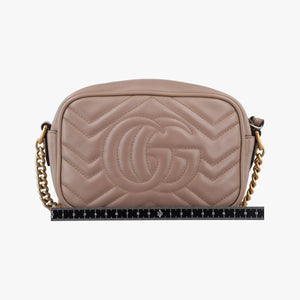 Secondhand Gucci GG Marmont Beige Leather 448065 shoulderbag | stylenewstar