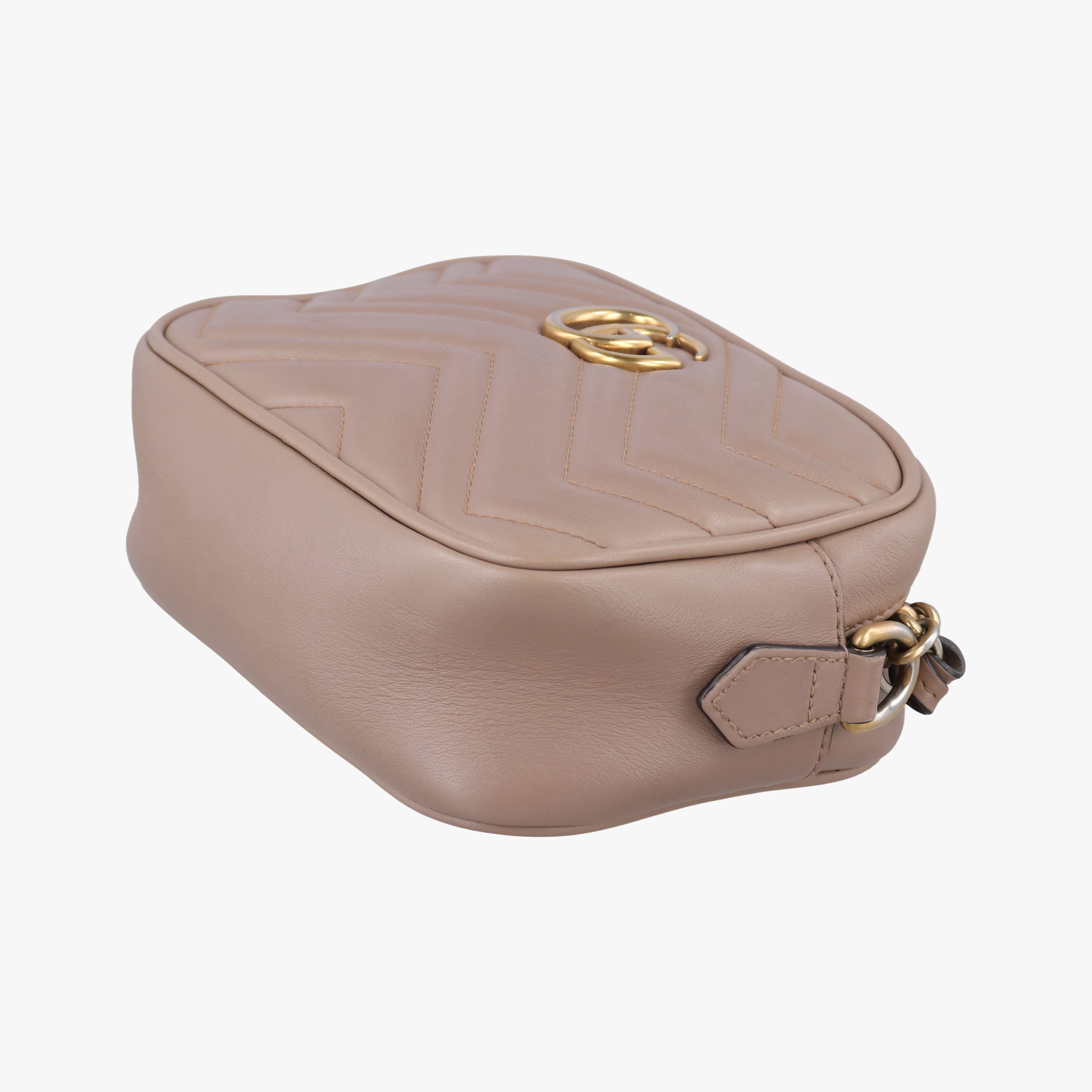 Secondhand Gucci GG Marmont Beige Leather 448065 shoulderbag | stylenewstar