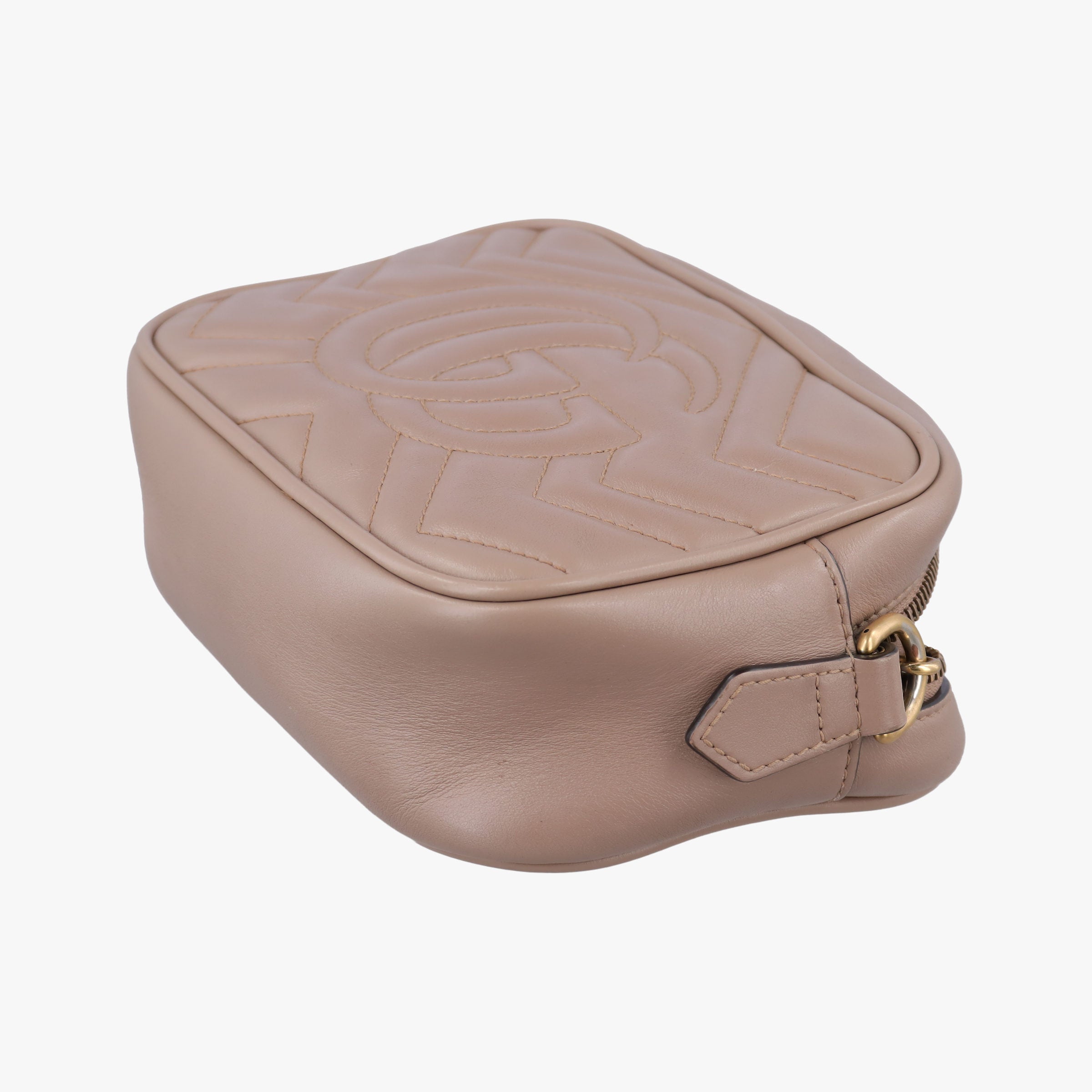 Secondhand Gucci GG Marmont Beige Leather 448065 shoulderbag | stylenewstar