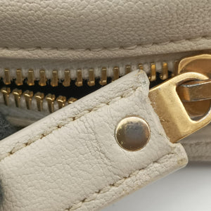 Pre-owned Yves Saint Laurent Quilted White Leather 582463 shoulderbag | stylenewstar