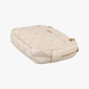 Pre-owned Yves Saint Laurent Quilted White Leather 582463 shoulderbag | stylenewstar