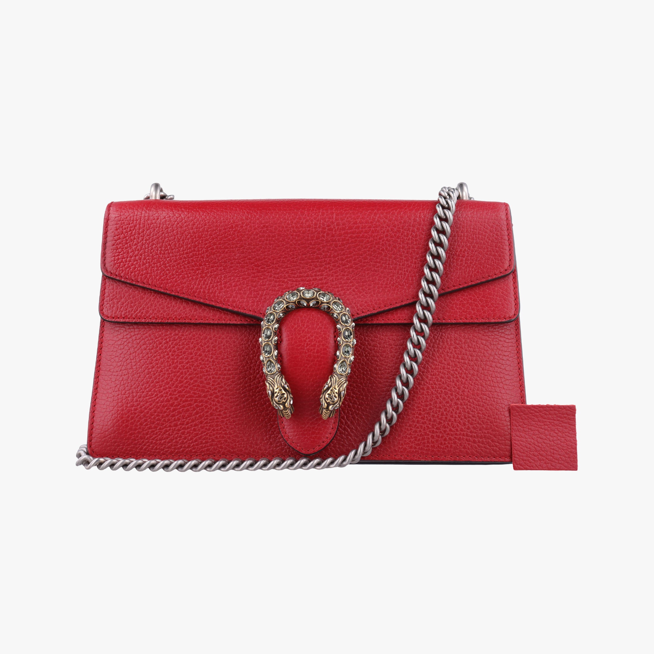 Pre-owned Gucci Dionysus Red Leather 400249 shoulderbag | stylenewstar