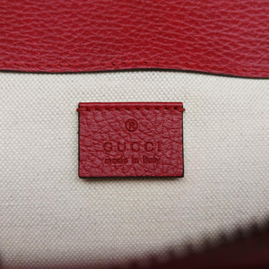 Pre-owned Gucci Dionysus Red Leather 400249 shoulderbag | stylenewstar