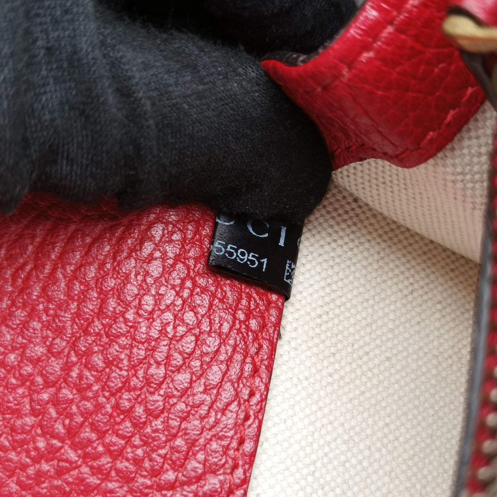 Pre-owned Gucci Dionysus Red Leather 400249 shoulderbag | stylenewstar
