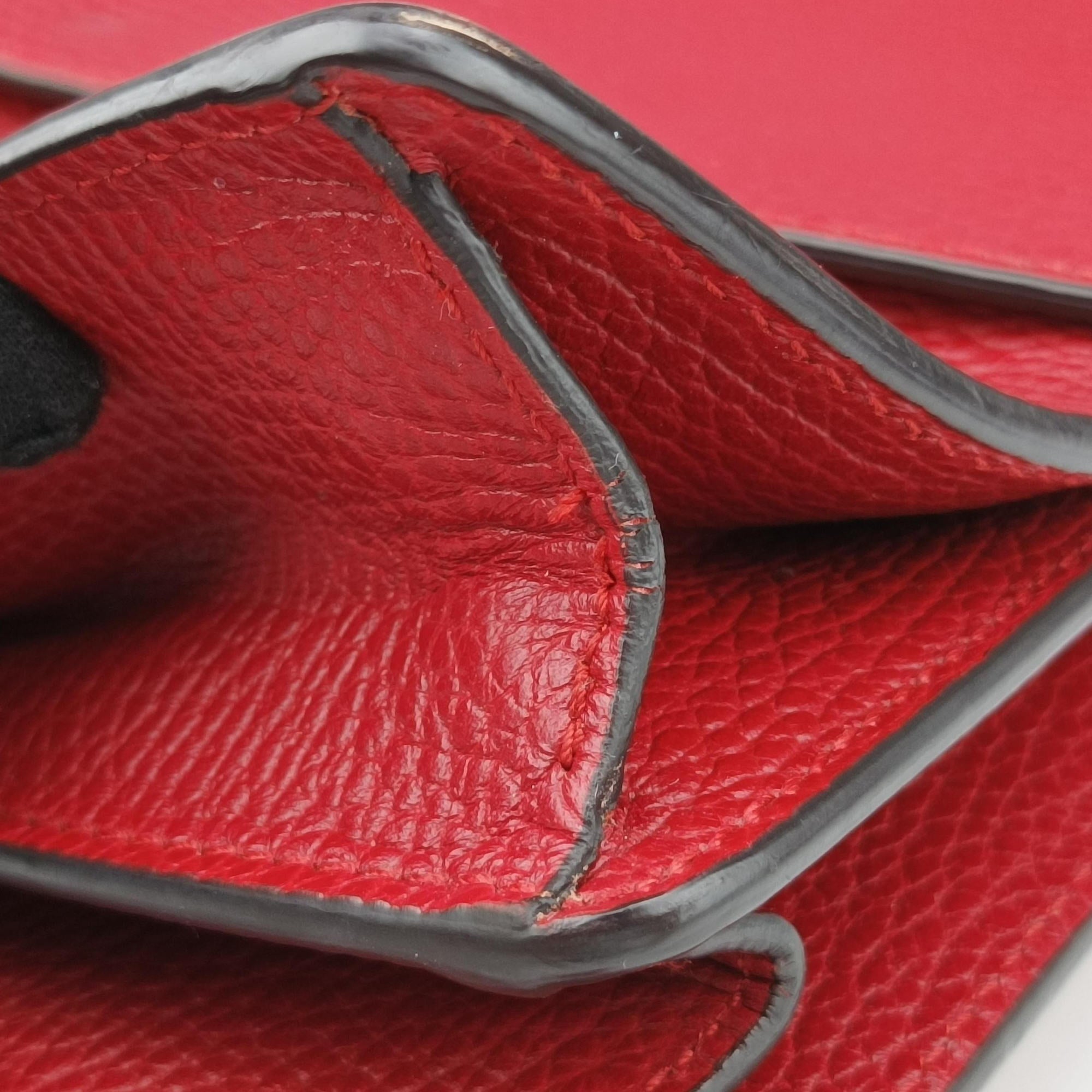 Pre-owned Gucci Dionysus Red Leather 400249 shoulderbag | stylenewstar