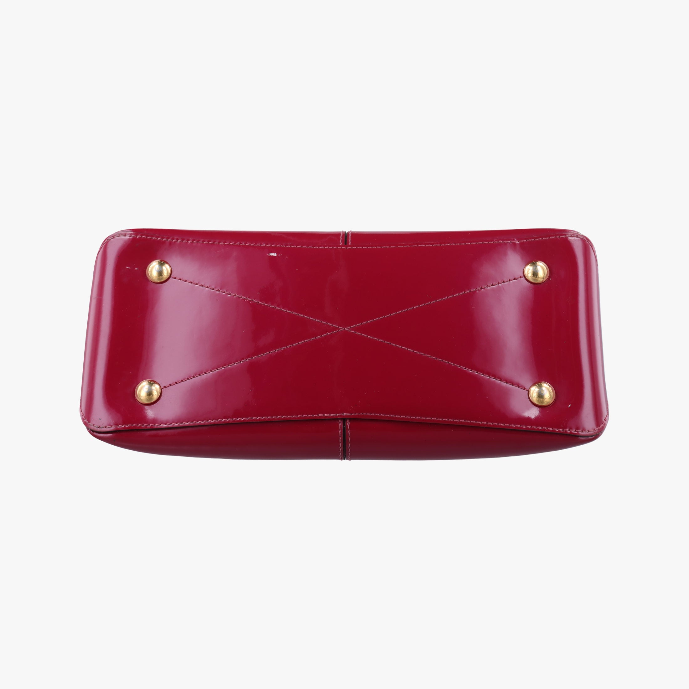 Pre-owned Louis Vuitton MIROIR TOTE MAGENTA Vernis M54640 shoulderbag | stylenewstar