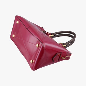 Pre-owned Louis Vuitton MIROIR TOTE MAGENTA Vernis M54640 shoulderbag | stylenewstar