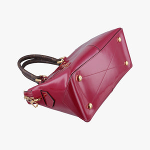 Pre-owned Louis Vuitton MIROIR TOTE MAGENTA Vernis M54640 shoulderbag | stylenewstar