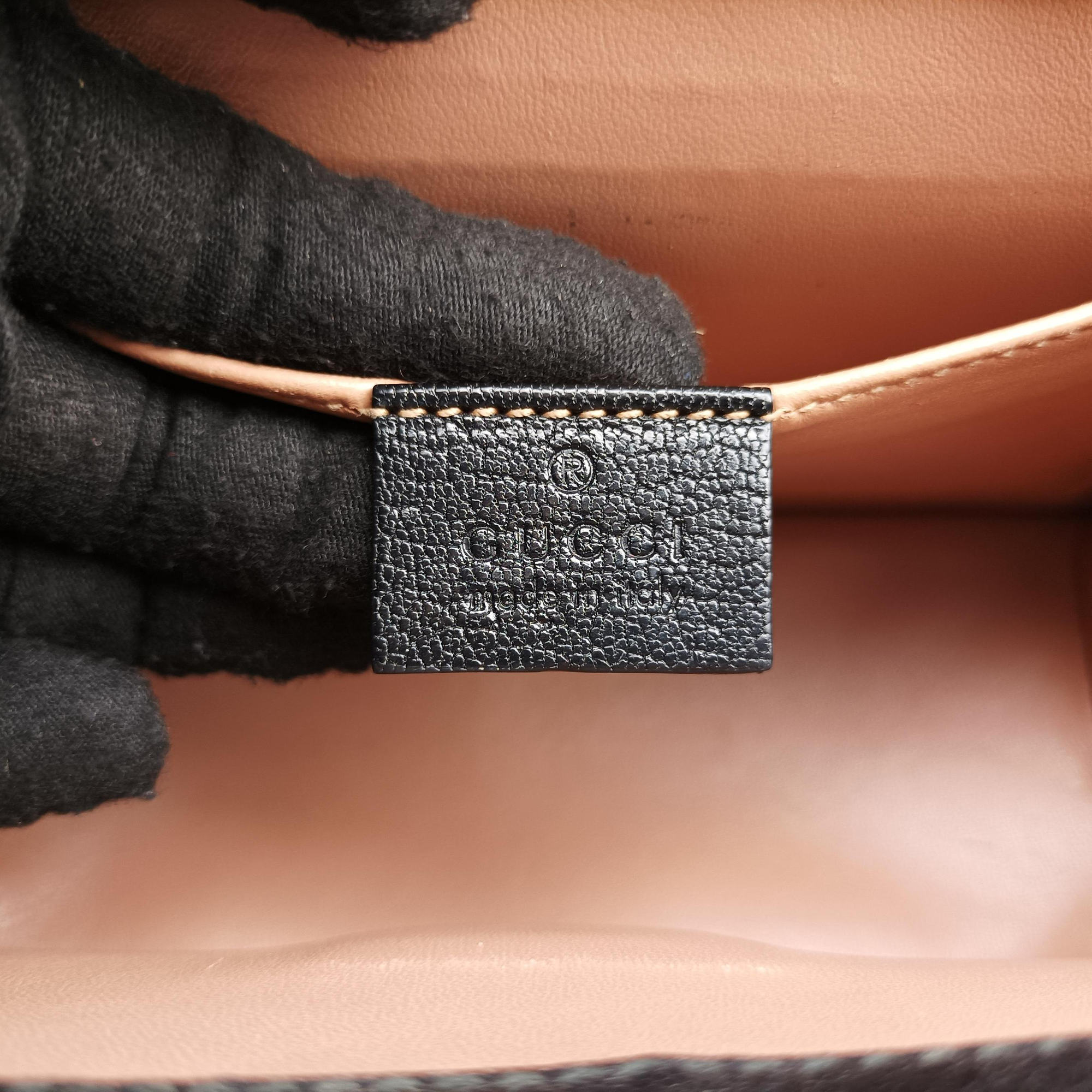 Pre-owned Gucci Mini Fox Brooch Bamboo Beige×Multicolour PVC coated canvas×Leather 466428 shoulderbag | stylenewstar