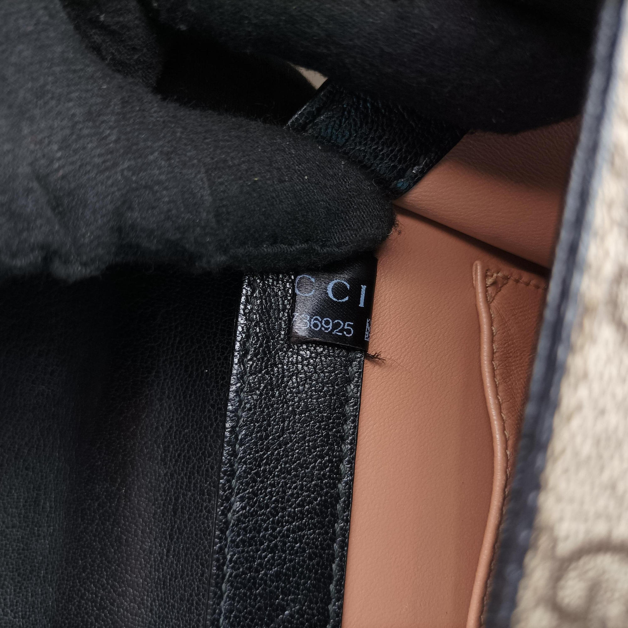 Pre-owned Gucci Mini Fox Brooch Bamboo Beige×Multicolour PVC coated canvas×Leather 466428 shoulderbag | stylenewstar