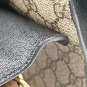 Pre-owned Gucci Mini Fox Brooch Bamboo Beige×Multicolour PVC coated canvas×Leather 466428 shoulderbag | stylenewstar