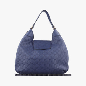 Vintage Gucci Emily Hobo Blue Leather 322226 shoulderbag | stylenewstar