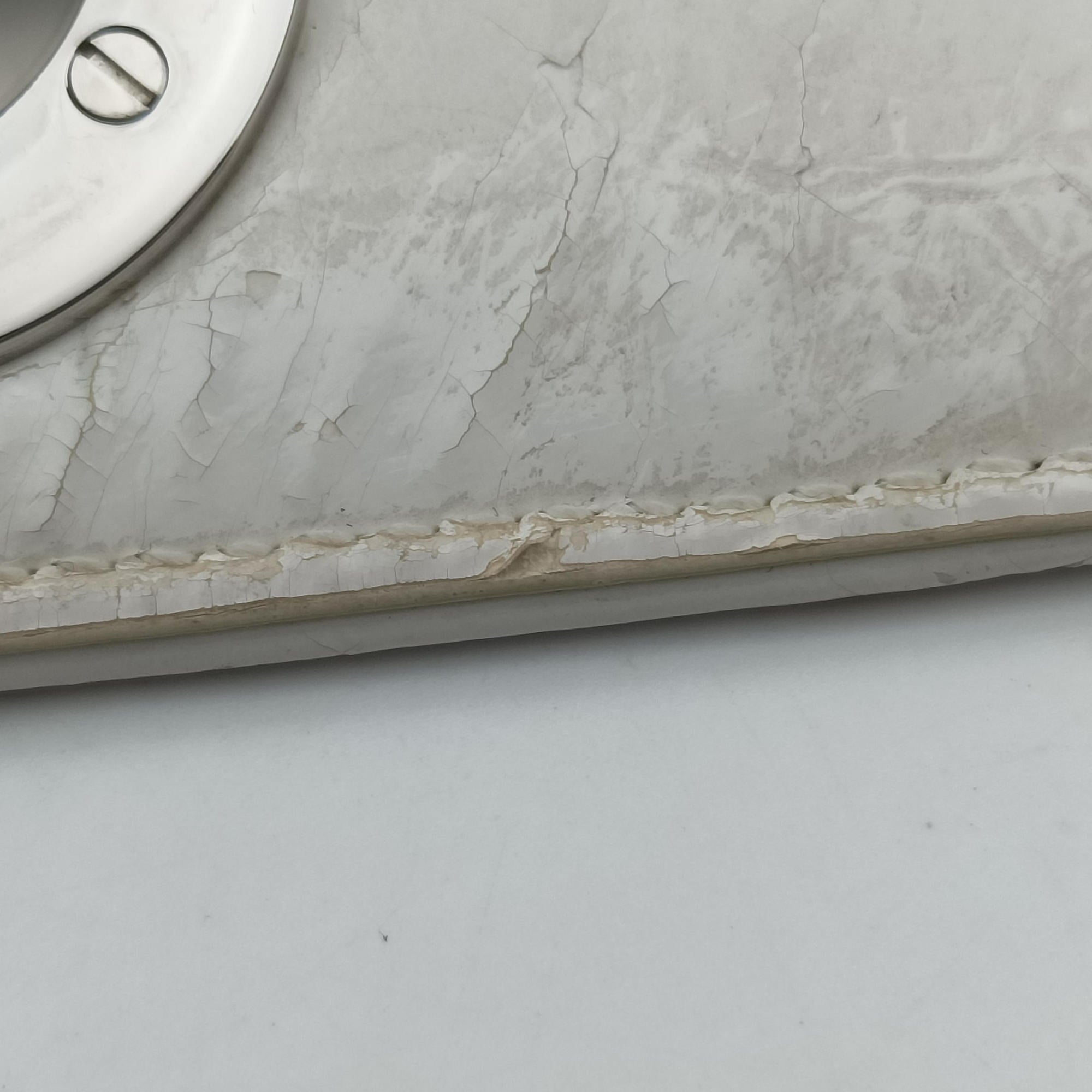 Secondhand Christian Dior Diorama White Leather  shoulderbag | stylenewstar