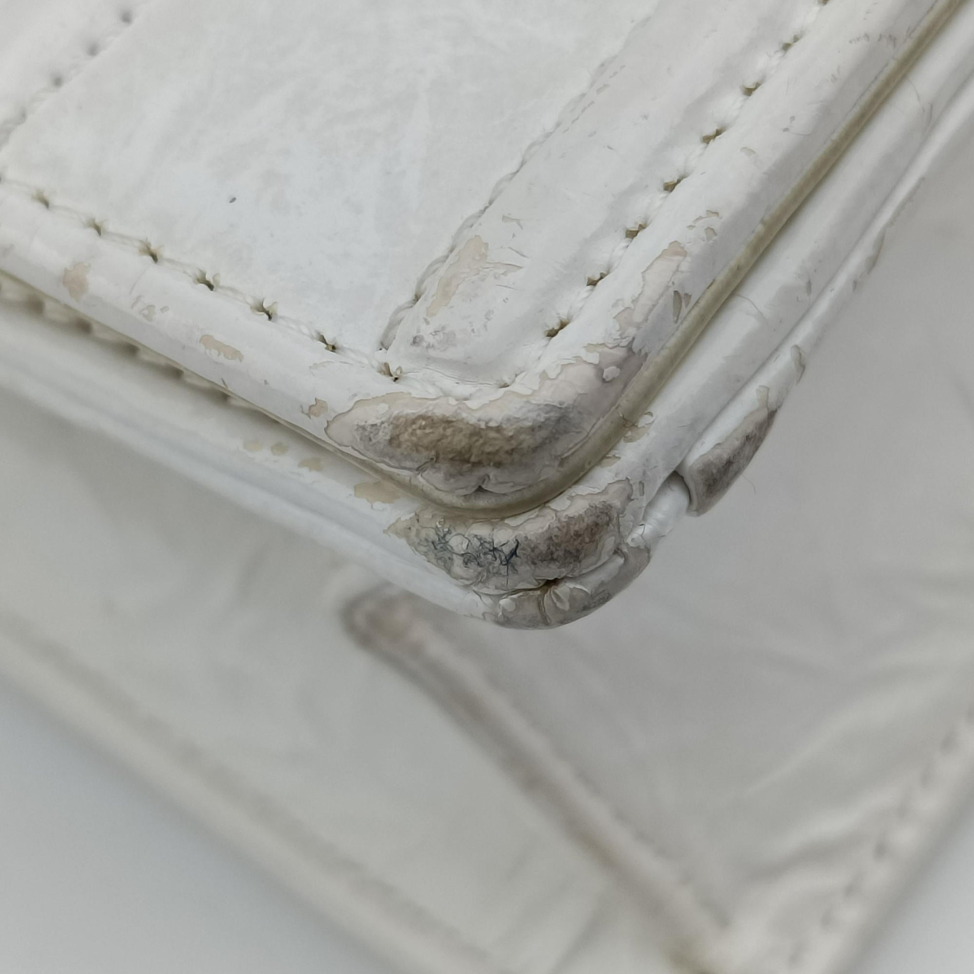 Secondhand Christian Dior Diorama White Leather  shoulderbag | stylenewstar