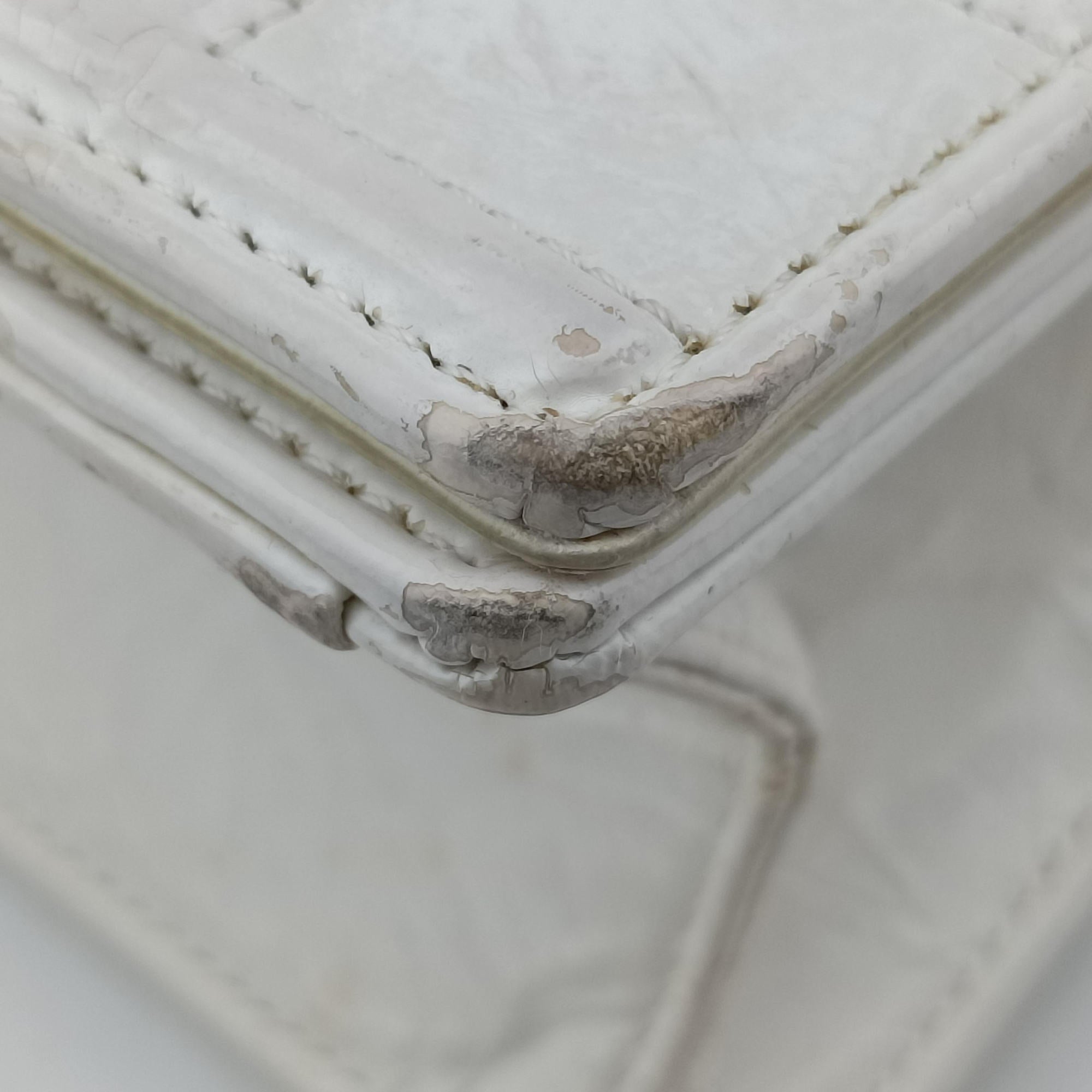 Secondhand Christian Dior Diorama White Leather  shoulderbag | stylenewstar