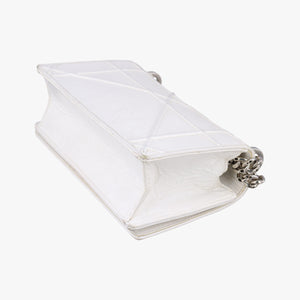Secondhand Christian Dior Diorama White Leather  shoulderbag | stylenewstar