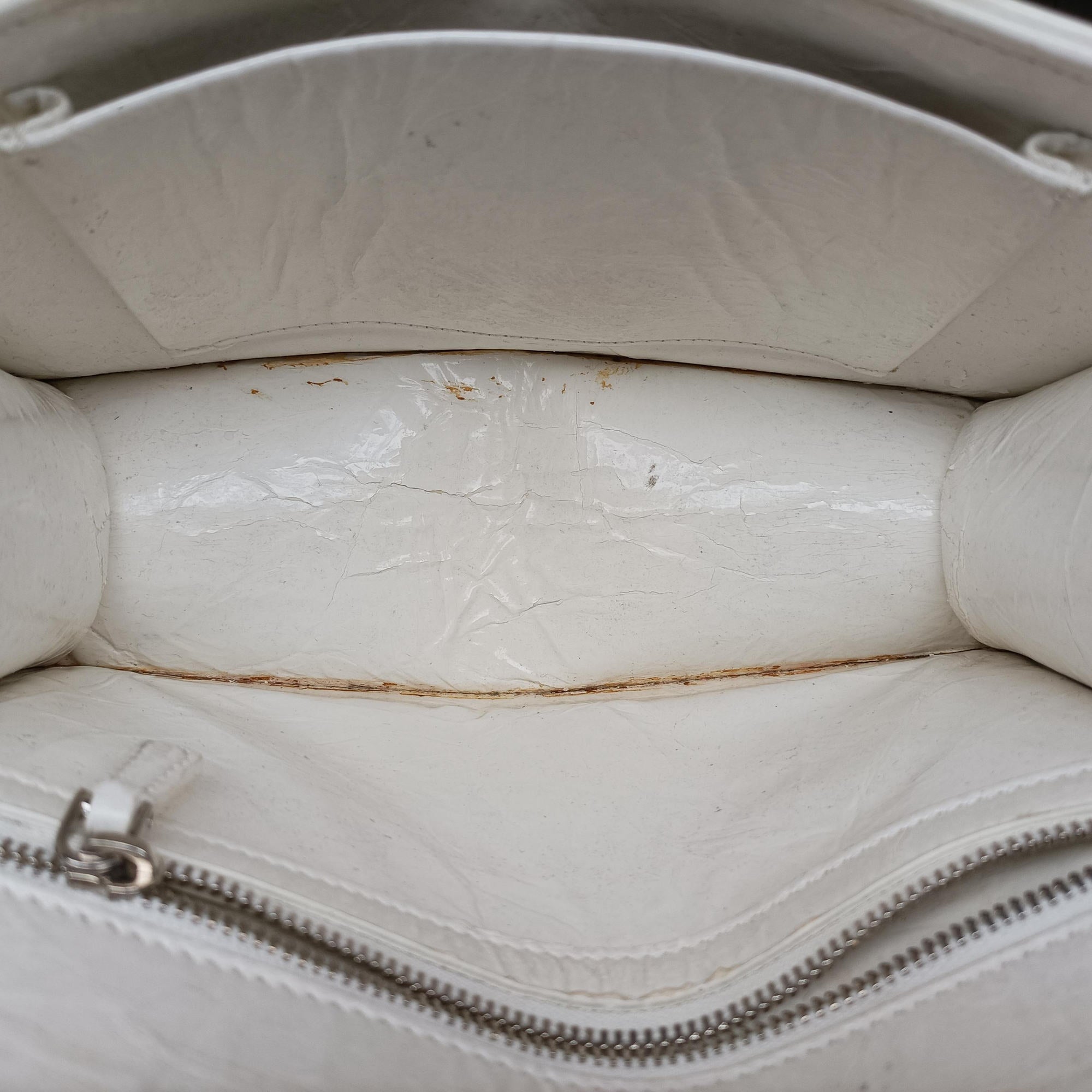 Secondhand Christian Dior Diorama White Leather  shoulderbag | stylenewstar