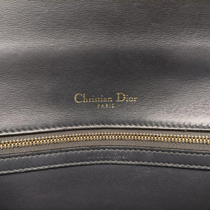 Pre-owned Christian Dior Diorama Golden Patent Leather  shoulderbag | stylenewstar