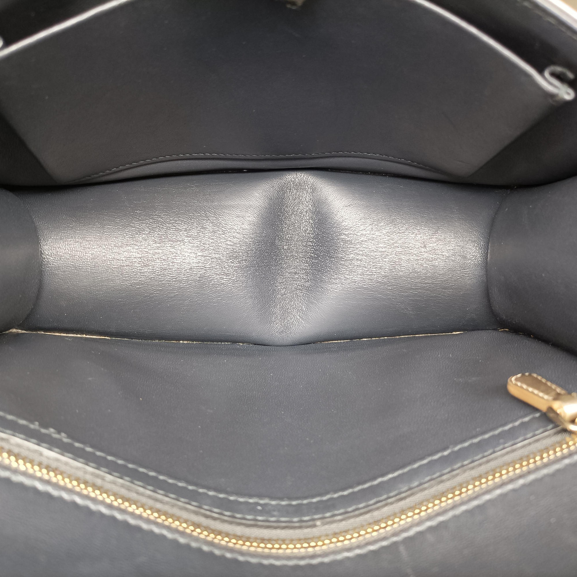 Pre-owned Christian Dior Diorama Golden Patent Leather  shoulderbag | stylenewstar