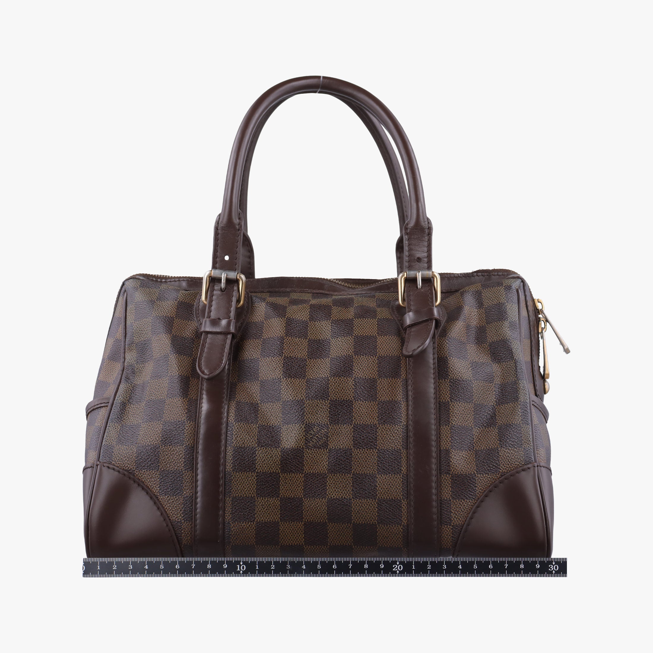 Pre-owned Louis Vuitton BERKELEY EBENE Damier Canvas N52000 handbag | stylenewstar