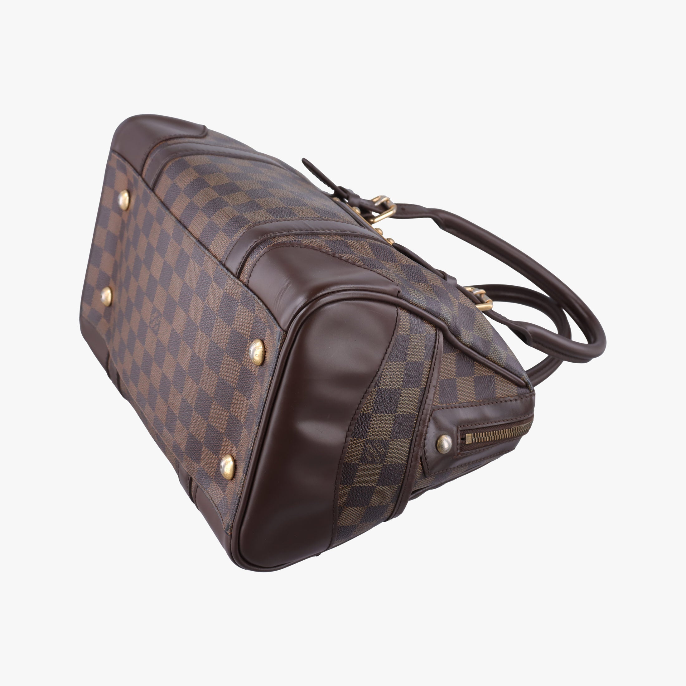 Pre-owned Louis Vuitton BERKELEY EBENE Damier Canvas N52000 handbag | stylenewstar