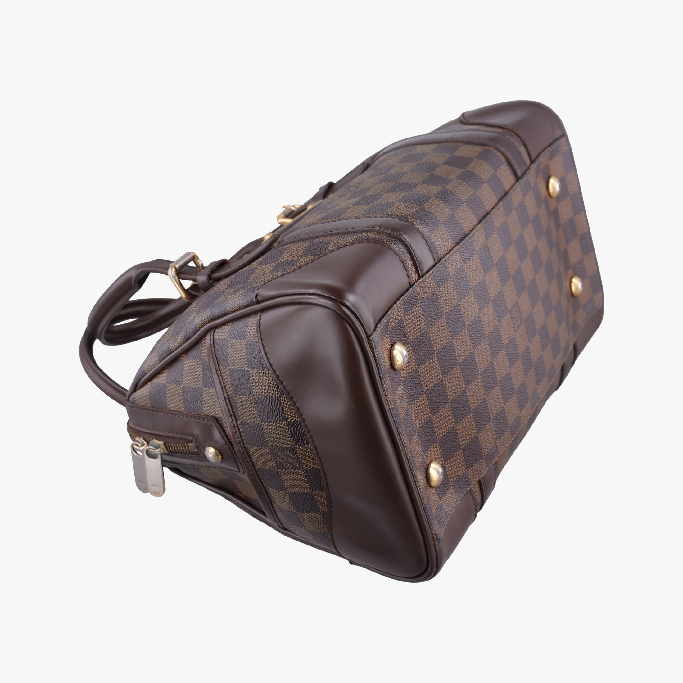 Pre-owned Louis Vuitton BERKELEY EBENE Damier Canvas N52000 handbag | stylenewstar