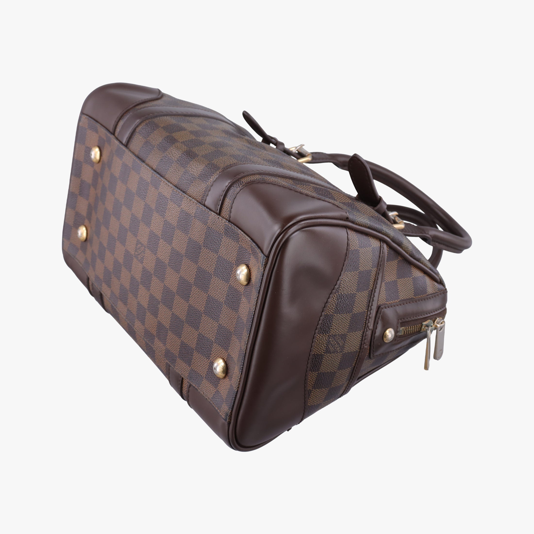 Pre-owned Louis Vuitton BERKELEY EBENE Damier Canvas N52000 handbag | stylenewstar
