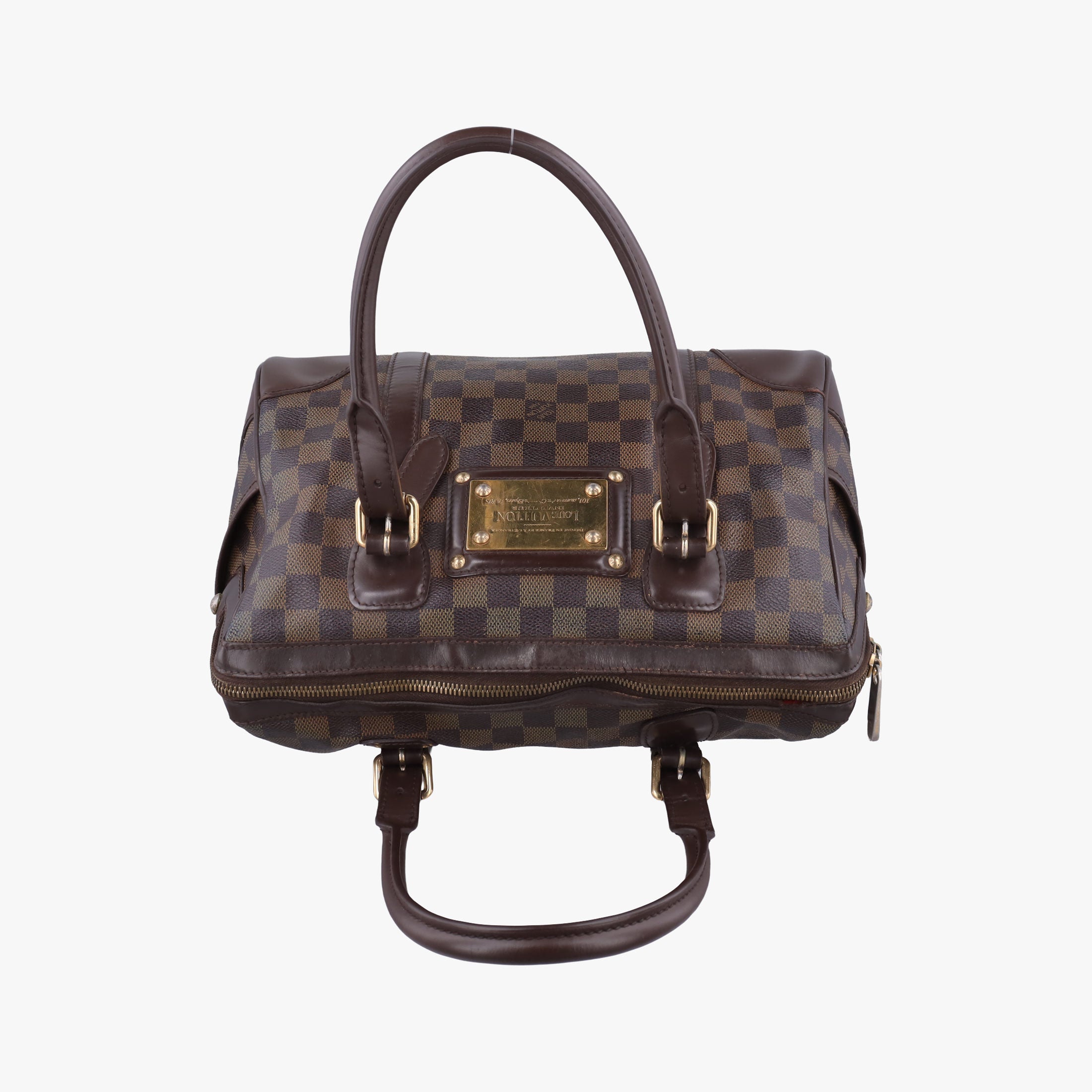 Pre-owned Louis Vuitton BERKELEY EBENE Damier Canvas N52000 handbag | stylenewstar