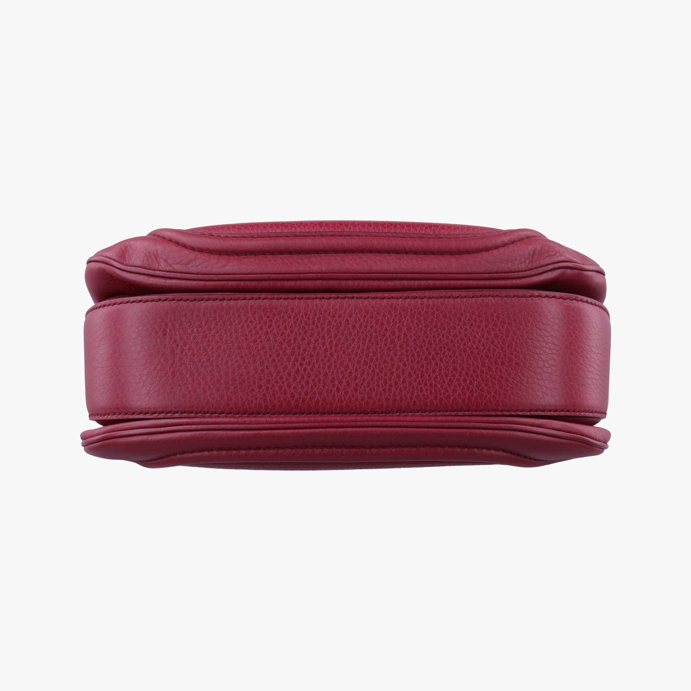 Pre-owned Gucci New Bamboo Burgundy Leather 254884 shoulderbag | stylenewstar