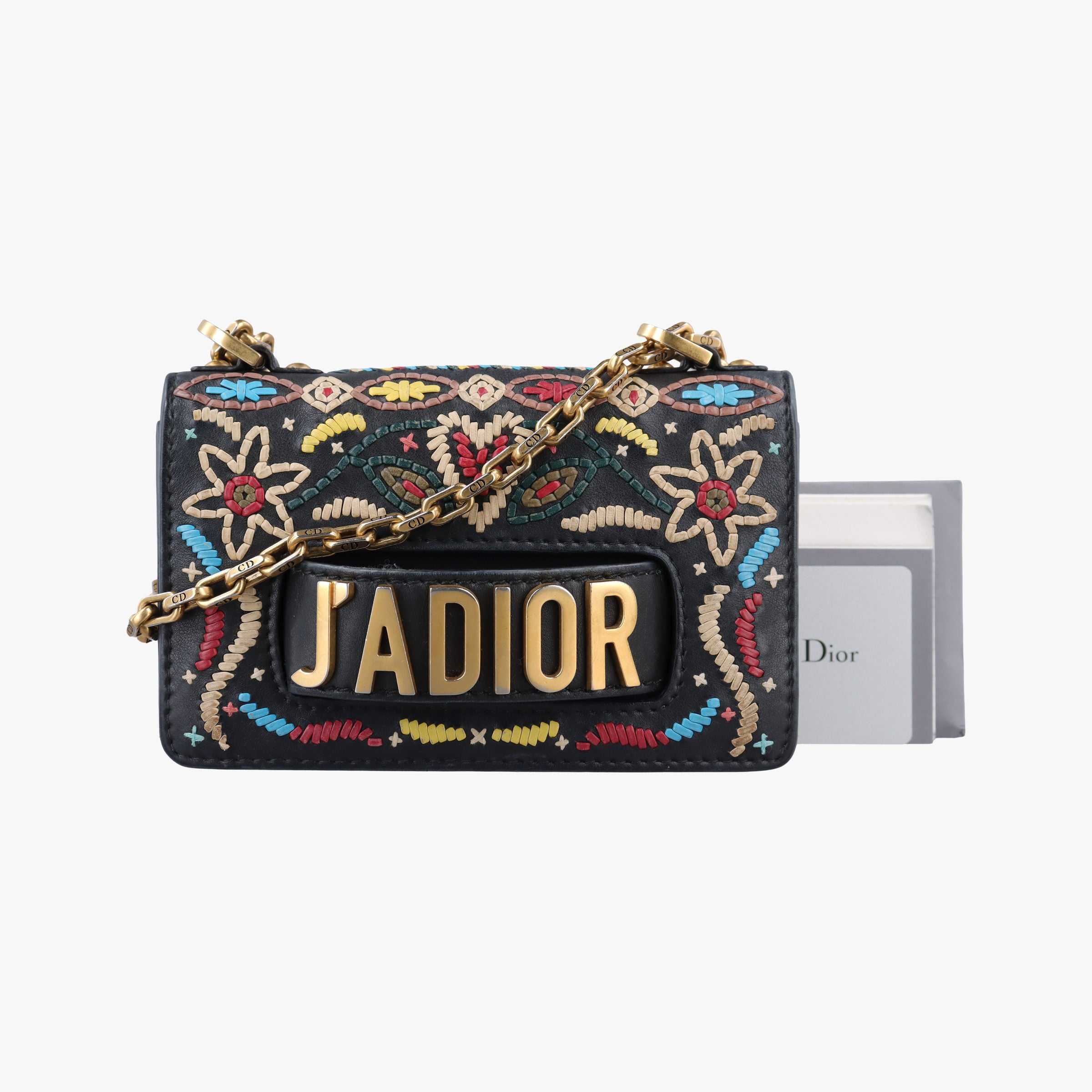 Secondhand Christian Dior J'Adior Black Leather  shoulderbag | stylenewstar