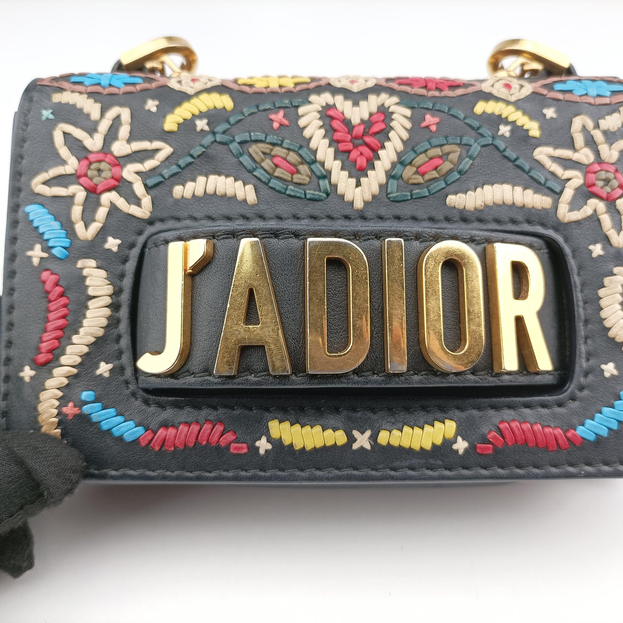 Secondhand Christian Dior J'Adior Black Leather  shoulderbag | stylenewstar