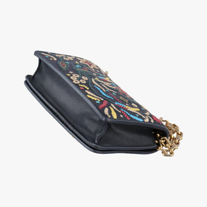 Secondhand Christian Dior J'Adior Black Leather  shoulderbag | stylenewstar