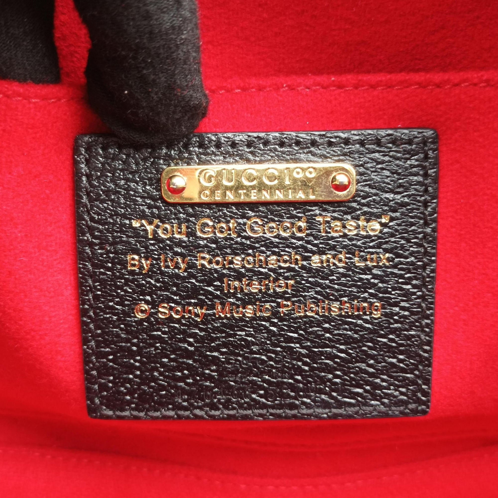 Pre-owned Gucci Neo Vintage Messenger Red PVC coated canvas×Leather 476466 shoulderbag | stylenewstar