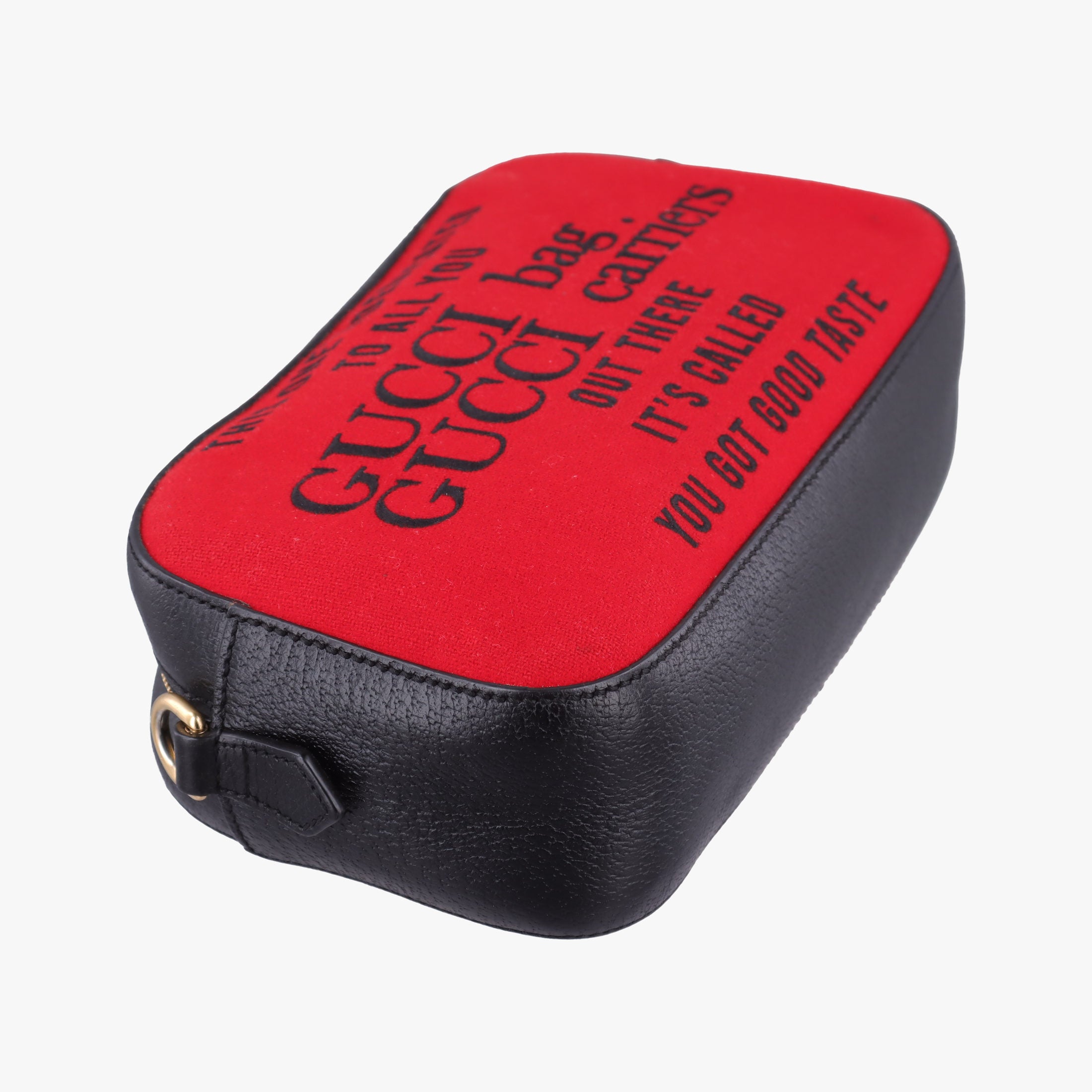 Pre-owned Gucci Neo Vintage Messenger Red PVC coated canvas×Leather 476466 shoulderbag | stylenewstar