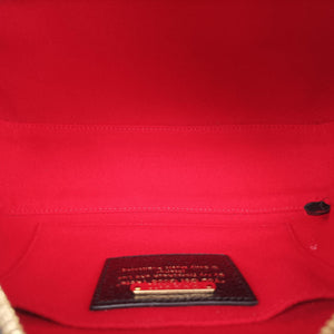 Pre-owned Gucci Neo Vintage Messenger Red PVC coated canvas×Leather 476466 shoulderbag | stylenewstar