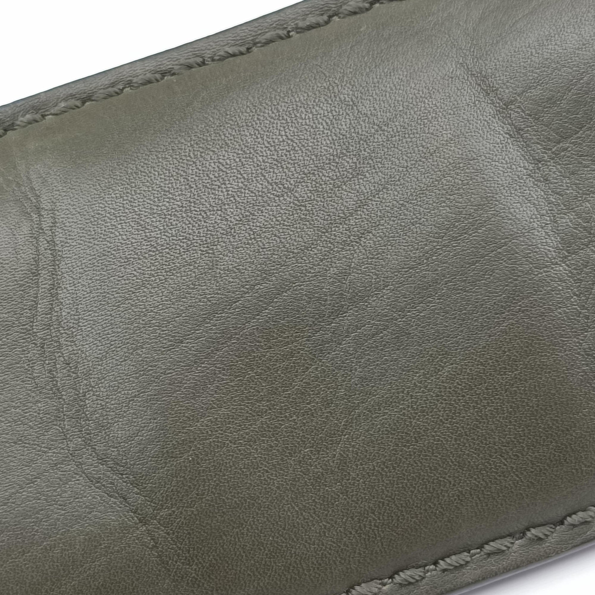 Pre-owned Christian Dior Lattice Messenger Green leather  shoulderbag | stylenewstar