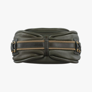Pre-owned Christian Dior Lattice Messenger Green leather  shoulderbag | stylenewstar