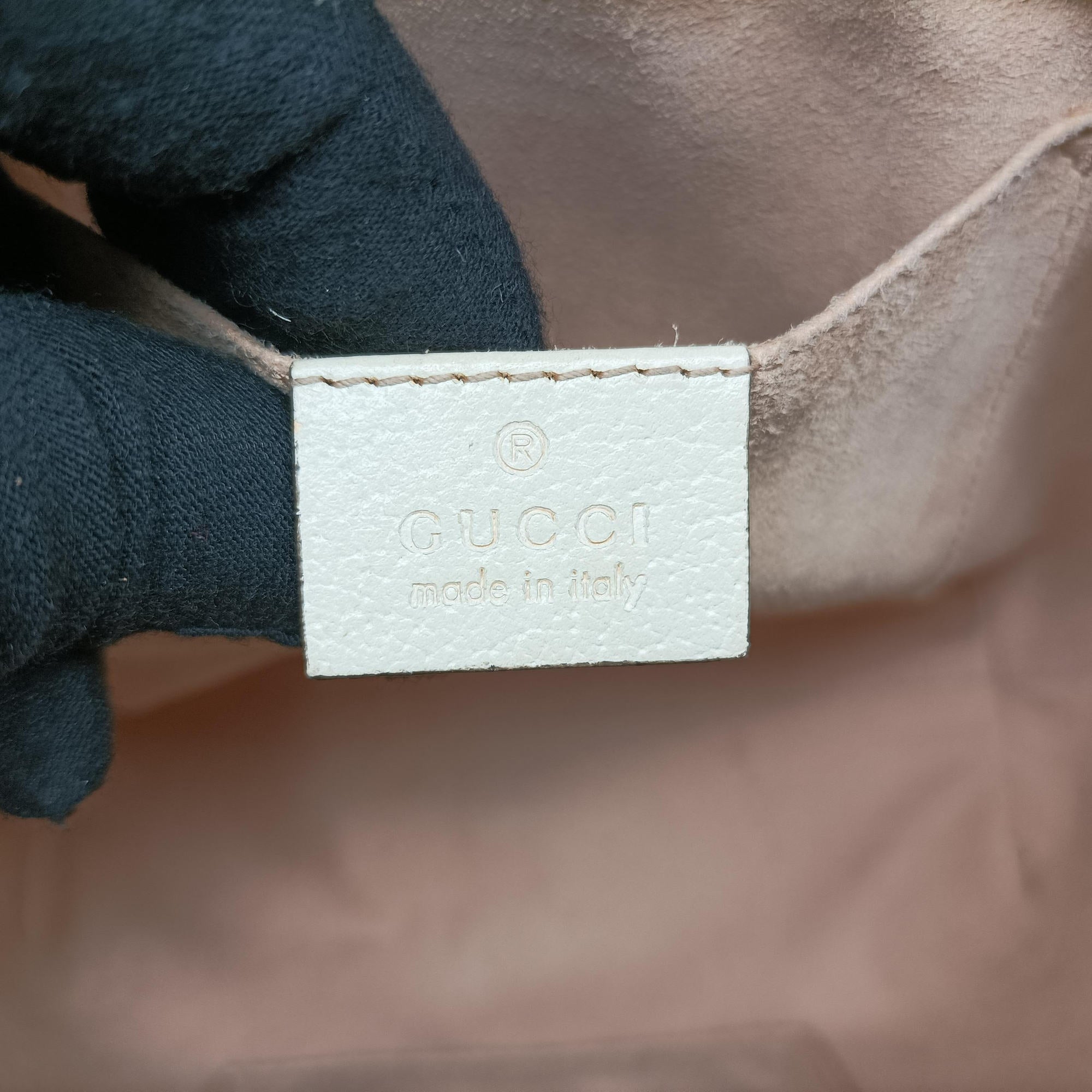 Pre-owned Gucci Ophidia White Leather 547551 shoulderbag | stylenewstar