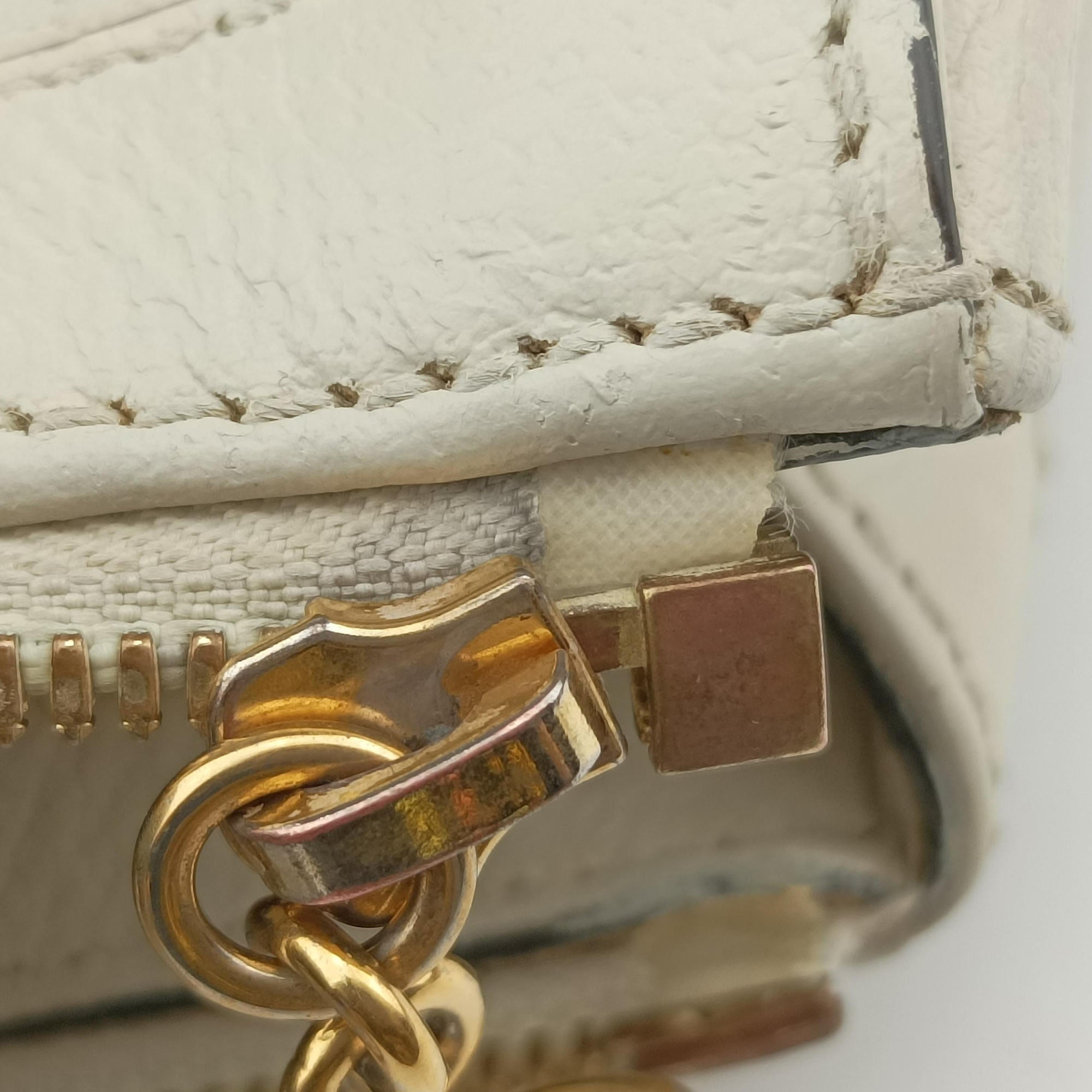 Pre-owned Gucci Ophidia White Leather 547551 shoulderbag | stylenewstar