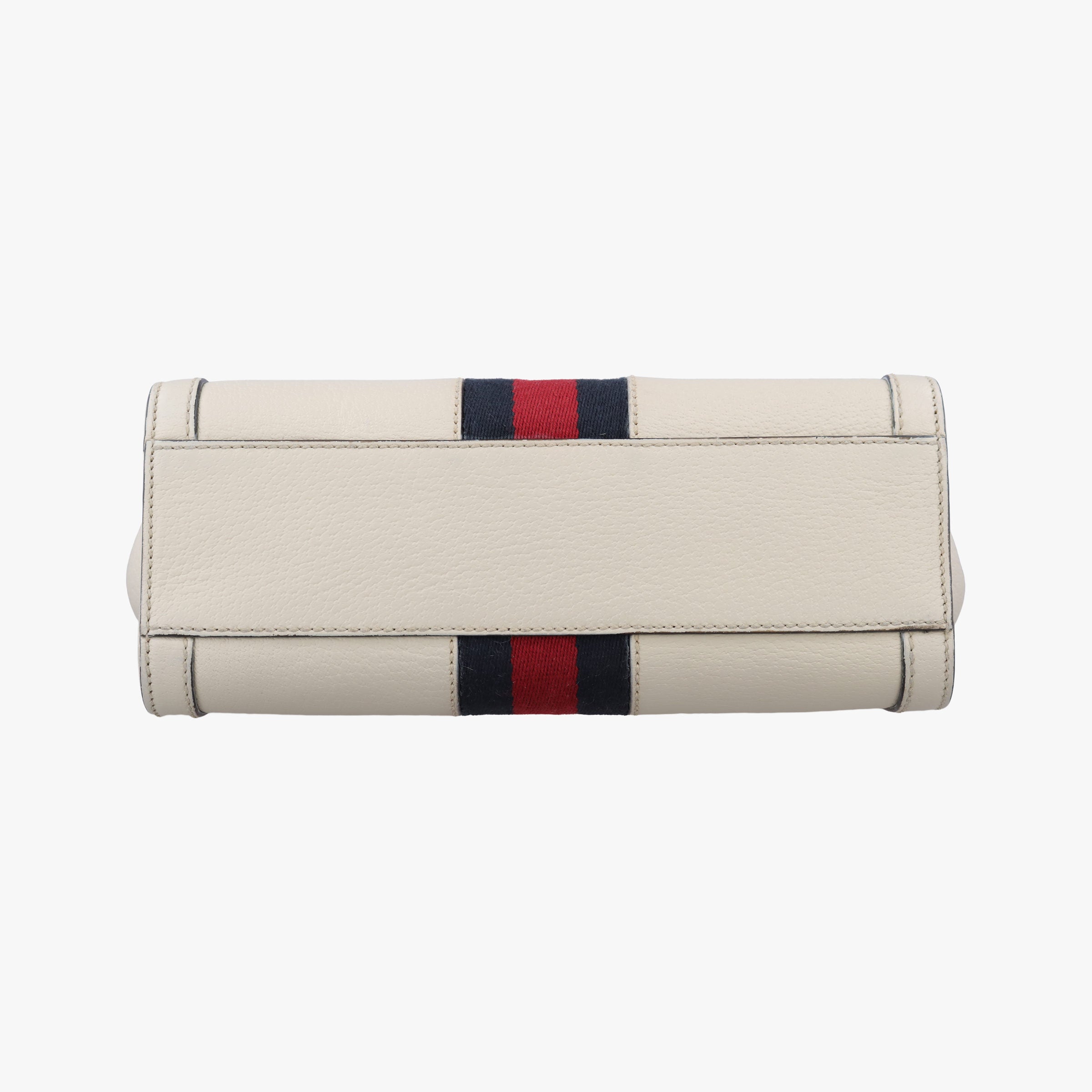 Pre-owned Gucci Ophidia White Leather 547551 shoulderbag | stylenewstar