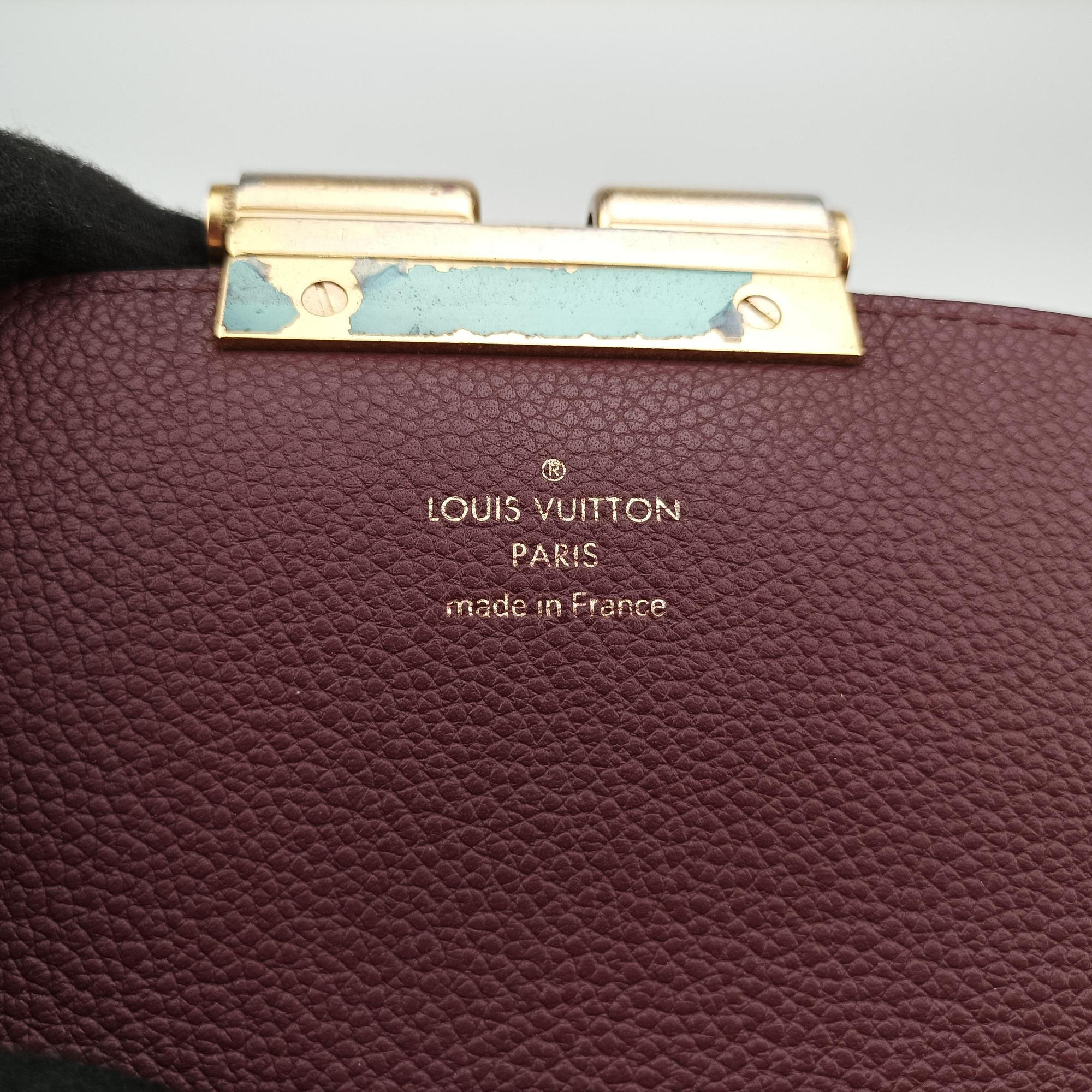 Secondhand Louis Vuitton OLYMPE Brown×QUETSCHE Monogram Canvas×calf leather M40926 handbag | stylenewstar