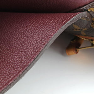Secondhand Louis Vuitton OLYMPE Brown×QUETSCHE Monogram Canvas×calf leather M40926 handbag | stylenewstar