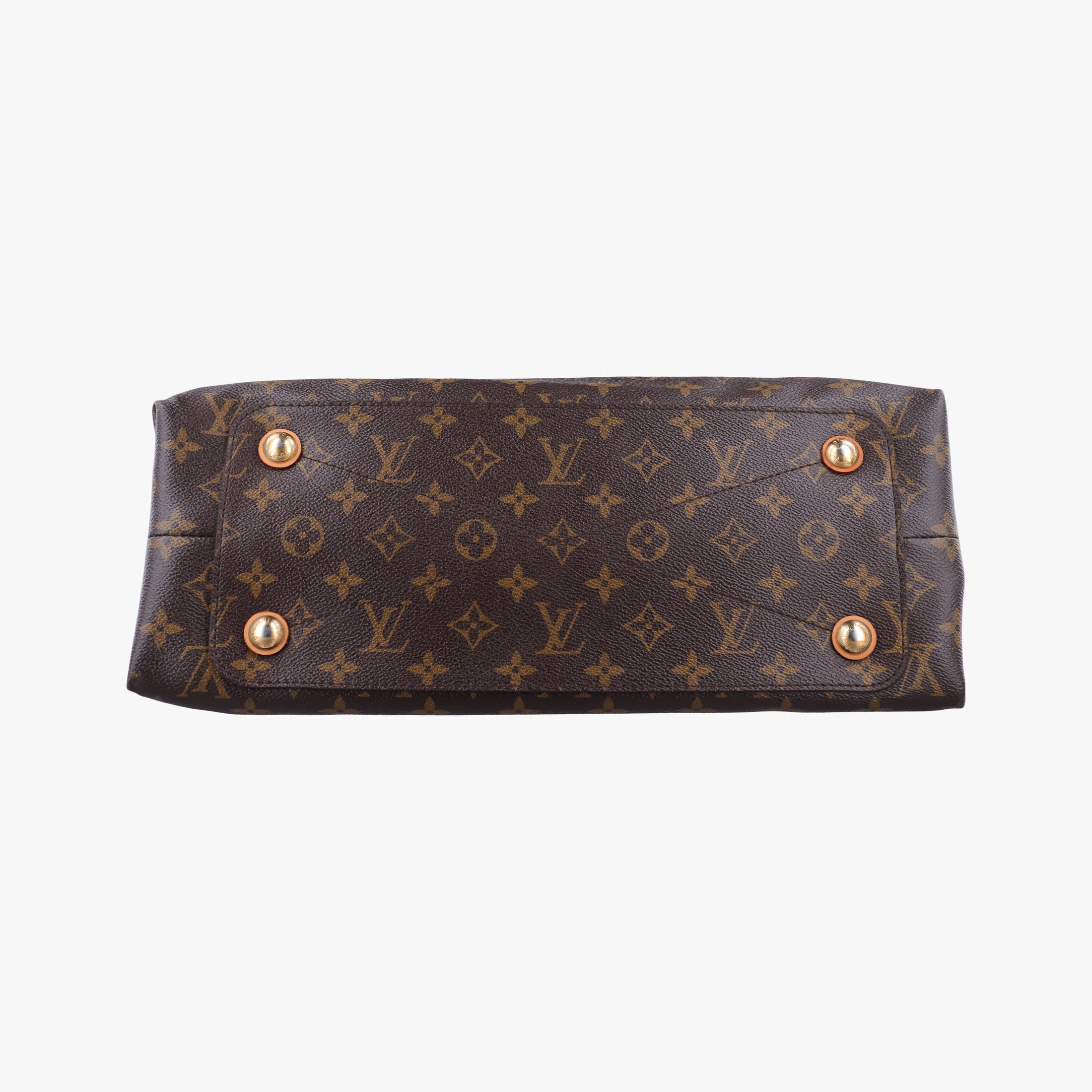 Secondhand Louis Vuitton OLYMPE Brown×QUETSCHE Monogram Canvas×calf leather M40926 handbag | stylenewstar
