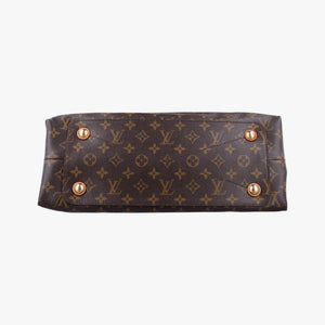 Secondhand Louis Vuitton OLYMPE Brown×QUETSCHE Monogram Canvas×calf leather M40926 handbag | stylenewstar