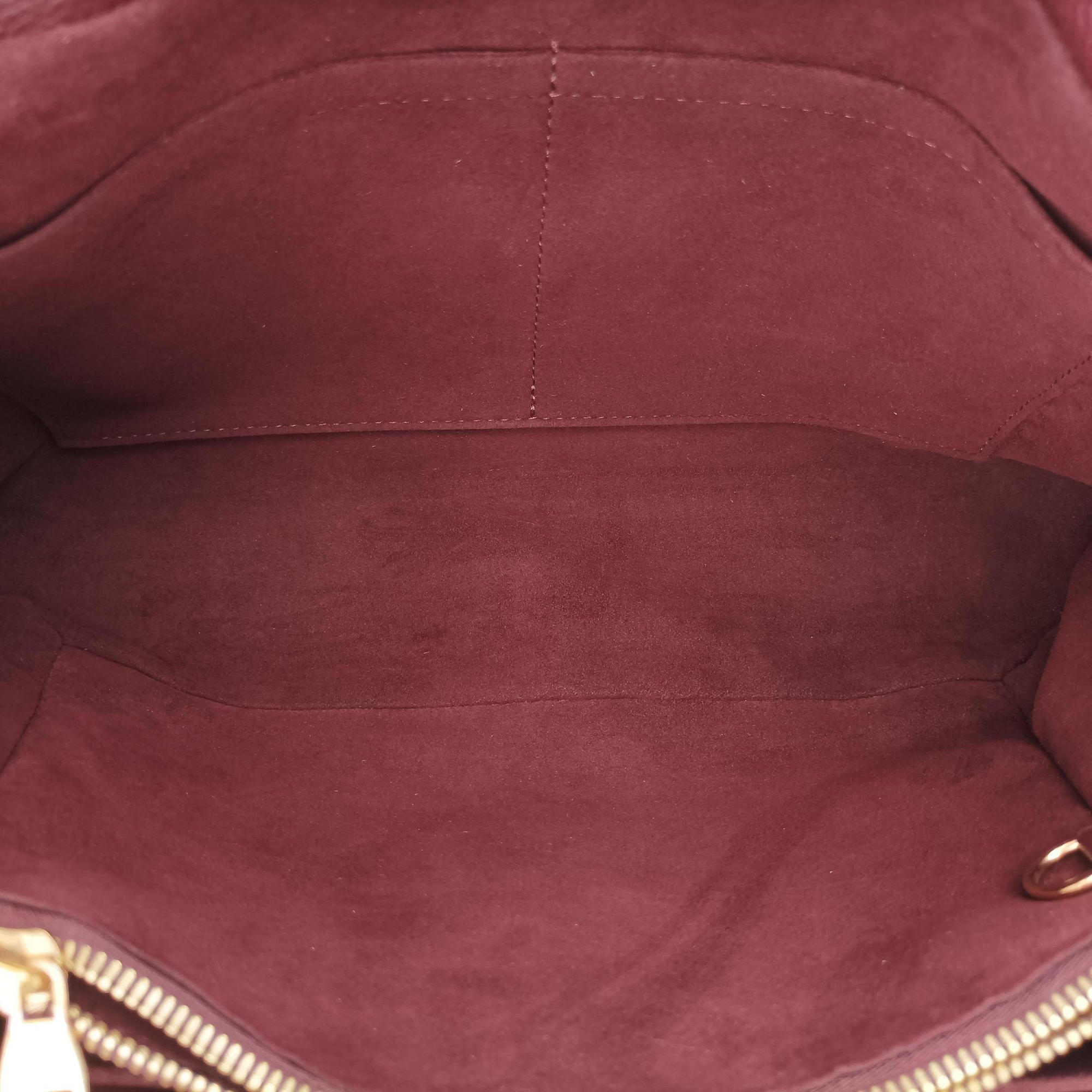 Secondhand Louis Vuitton OLYMPE Brown×QUETSCHE Monogram Canvas×calf leather M40926 handbag | stylenewstar